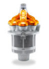 image: DC19 SILVER & YELLOW Cyclone Assembly